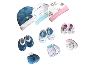 VParents Printed Mittens Booties